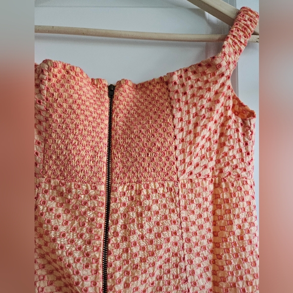 Free People Berry Kiss Eyelet Off The Shoulder Mini Dress - Picture 6 of 13